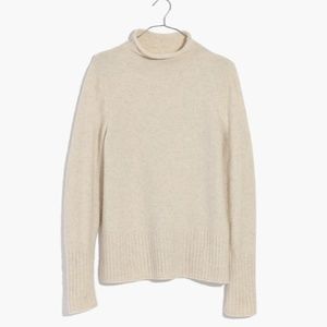 Madewell Inland Turtleneck Sweater Cream
